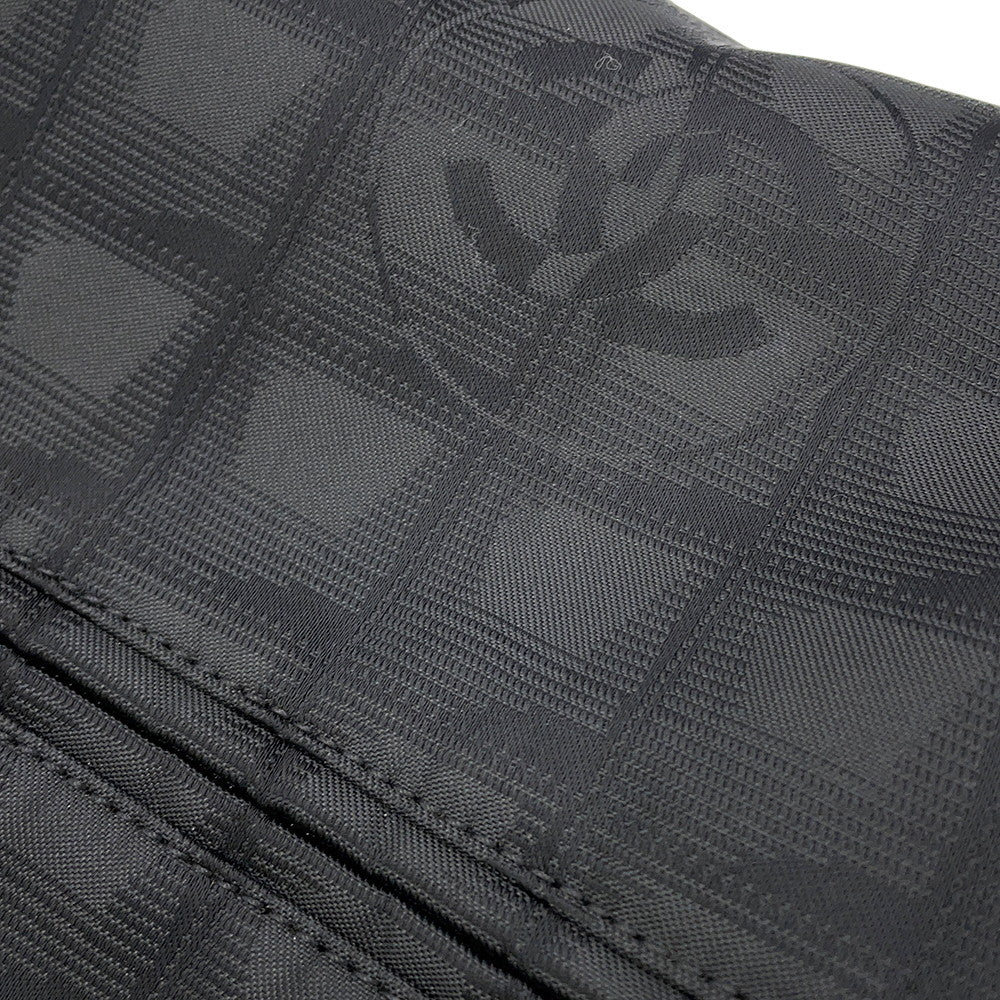 CHANEL New Travel Messenger Bag Black Nylon