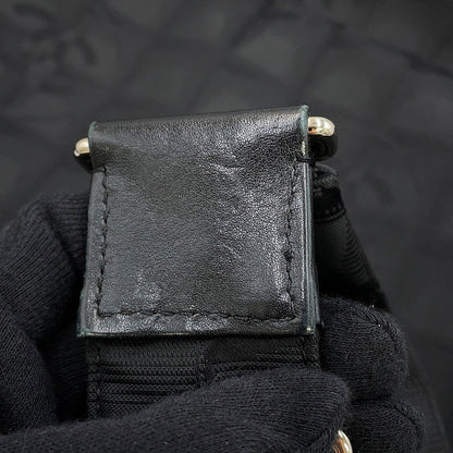 CHANEL New Travel Messenger Bag Black Nylon