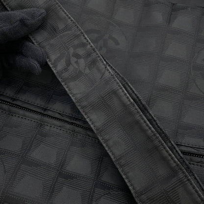CHANEL New Travel Messenger Bag Black Nylon