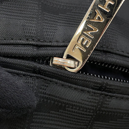 CHANEL New Travel Messenger Bag Black Nylon