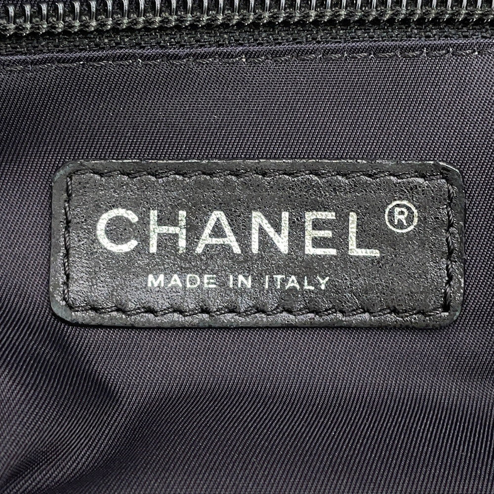 CHANEL New Travel Messenger Bag Black Nylon