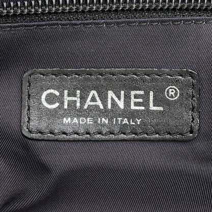 CHANEL New Travel Messenger Bag Black Nylon