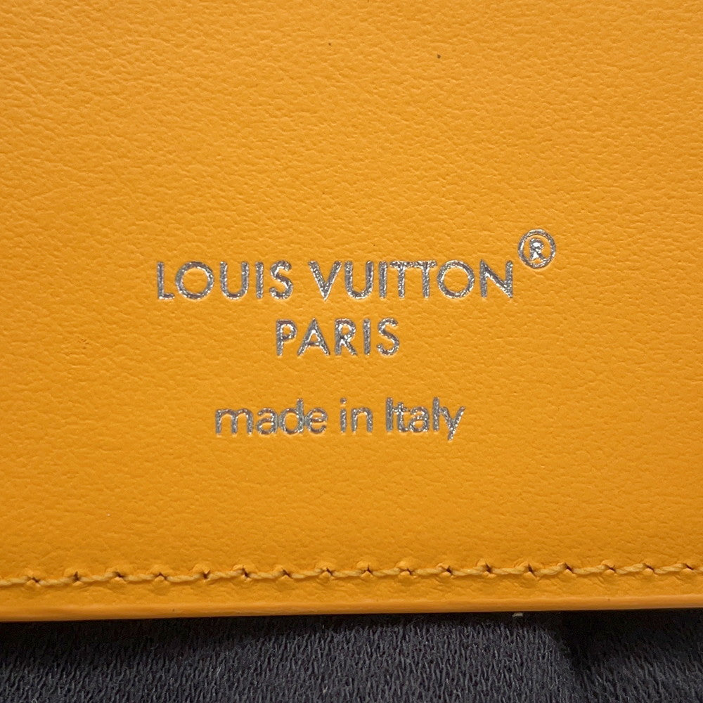 LOUIS VUITTON Porto Cult Magnet SaffronYellowM12853 Monogram Macassar Canvas
