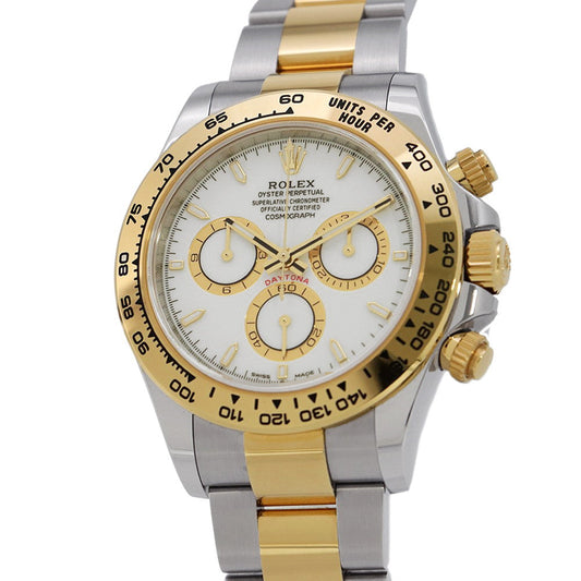 ROLEX Cosmos Graph Daytona W40mm Stainless Steel K18YG White Dial126503