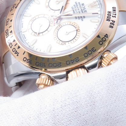 ROLEX Cosmos Graph Daytona W40mm Stainless Steel K18YG White Dial126503