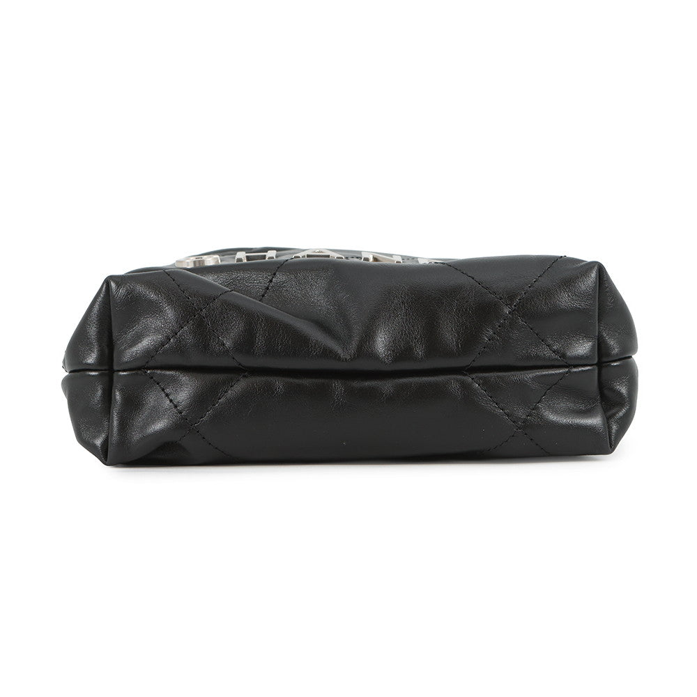 CHANEL CHANEL22 ChainShoulder Bag BlackAS3980 Shiny Calf Leather Size Mini