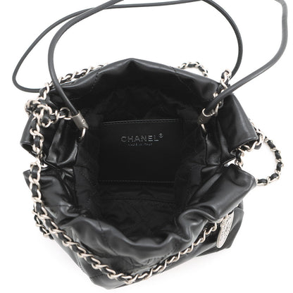 CHANEL CHANEL22 ChainShoulder Bag BlackAS3980 Shiny Calf Leather Size Mini