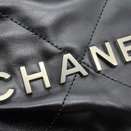 CHANEL CHANEL22 ChainShoulder Bag BlackAS3980 Shiny Calf Leather Size Mini