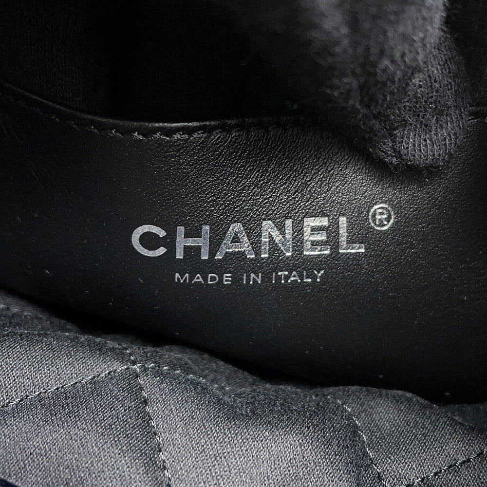 CHANEL CHANEL22 ChainShoulder Bag BlackAS3980 Shiny Calf Leather Size Mini