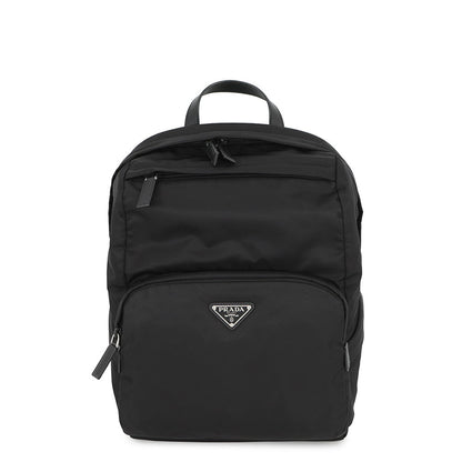 PRADA Re-Nylon x Saffiano Leather Backpack Black2VZ104 Nylon Leather