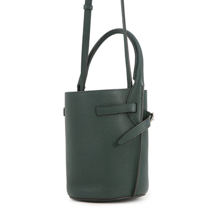 CELINE Big bag bucket Dark Green187243 Leather Size Nano