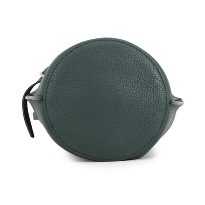 CELINE Big bag bucket Dark Green187243 Leather Size Nano