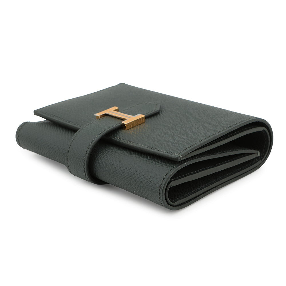 HERMES Bearn combine Vert Fonce Epsom