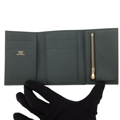 HERMES Bearn combine Vert Fonce Epsom