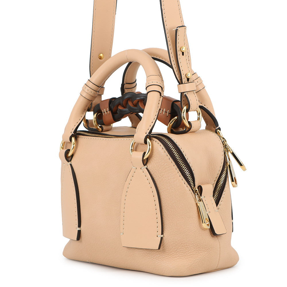 Chloe Dahlia 2WAY Handbag BeigeCHC20US361C62 Leather Size Small