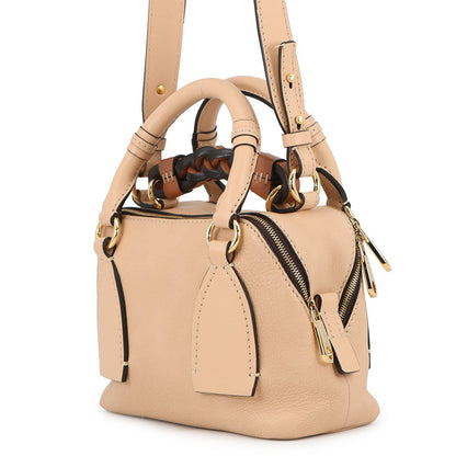 Chloe Dahlia 2WAY Handbag BeigeCHC20US361C62 Leather Size Small