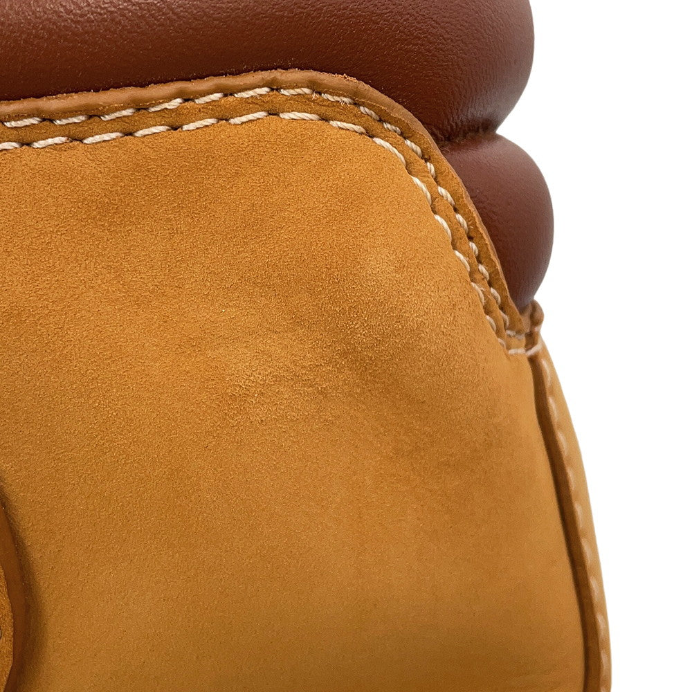 LOUIS VUITTON Timberland LV x Timberland Collaboration Mid Boots Beige/Brown Nubuck Leather Size 9.5