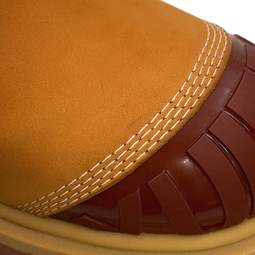 LOUIS VUITTON Timberland LV x Timberland Collaboration Mid Boots Beige/Brown Nubuck Leather Size 9.5