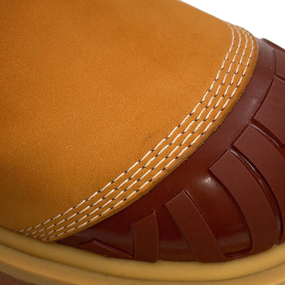 LOUIS VUITTON Timberland LV x Timberland Collaboration Mid Boots Beige/Brown Nubuck Leather Size 9.5