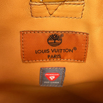 LOUIS VUITTON Timberland LV x Timberland Collaboration Mid Boots Beige/Brown Nubuck Leather Size 9.5