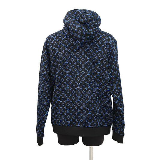 LOUIS VUITTON Zip hoodie Size XL Noir/BlueRM2319 SQ5 HOY04W Polyester56% Nylon29% Cotton15%