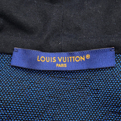 LOUIS VUITTON Zip hoodie Size XL Noir/BlueRM2319 SQ5 HOY04W Polyester56% Nylon29% Cotton15%