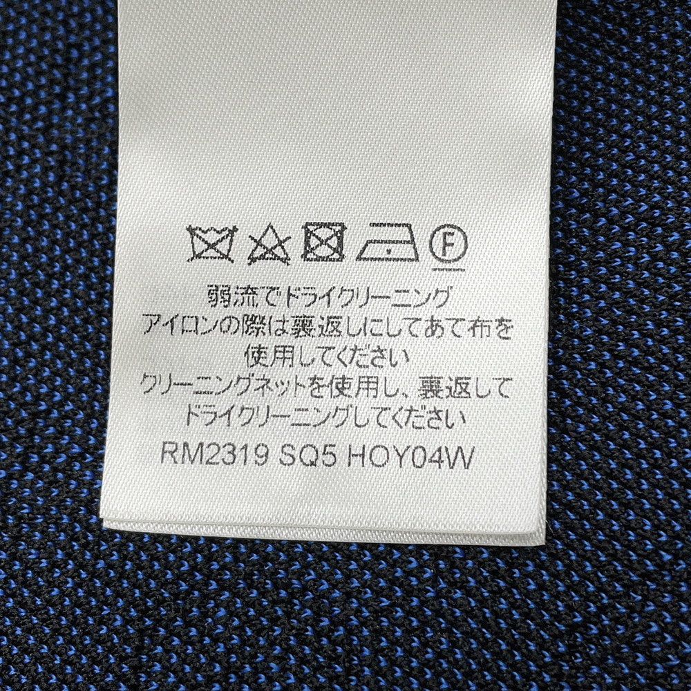 LOUIS VUITTON Zip hoodie Size XL Noir/BlueRM2319 SQ5 HOY04W Polyester56% Nylon29% Cotton15%