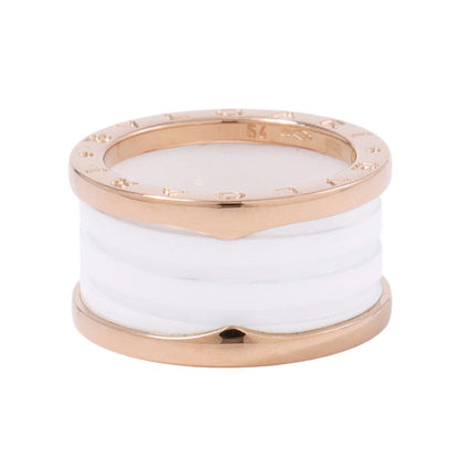 BVLGARI B.Zero1 4-band Ring Size 54/#14 K18PG Ceramic