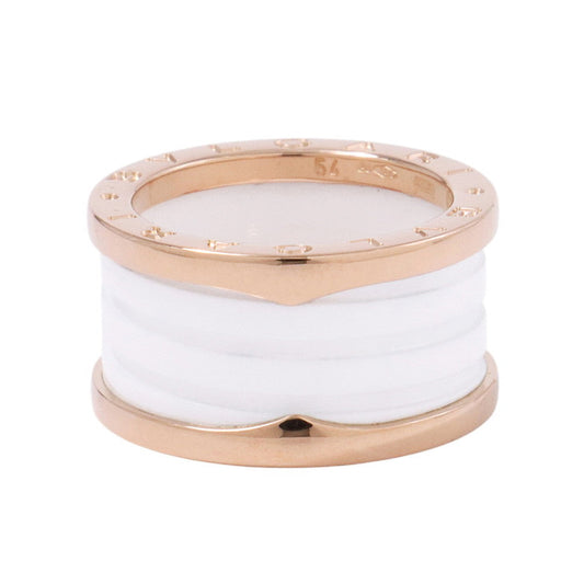 BVLGARI B.Zero1 4-band Ring Size 54/#14 K18PG Ceramic