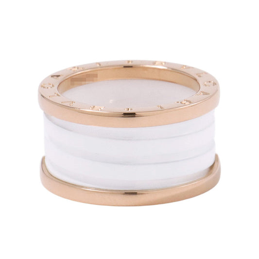 BVLGARI B.Zero1 4-band Ring Size 54/#14 K18PG Ceramic
