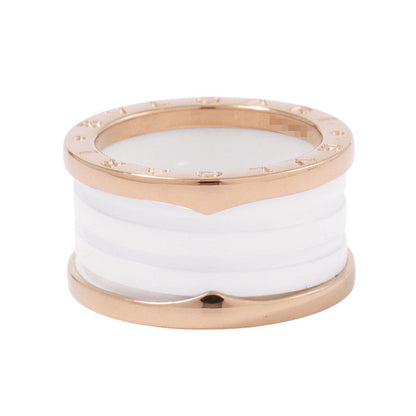 BVLGARI B.Zero1 4-band Ring Size 54/#14 K18PG Ceramic