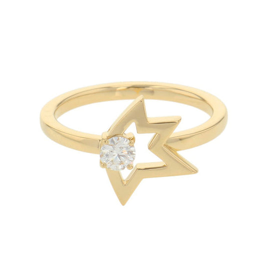 TASAKI Comet Plus Diamond Solo Ring Size Approximately No. 13 18K Yellow Gold