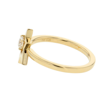 TASAKI Comet Plus Diamond Solo Ring Size Approximately No. 13 18K Yellow Gold