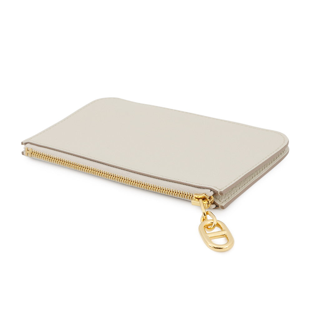 HERMES Zip Ungo Card Case Beton Evercolor