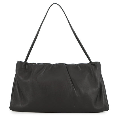 The Row XL Bourse Shoulder Bag BlackW1719 Leather