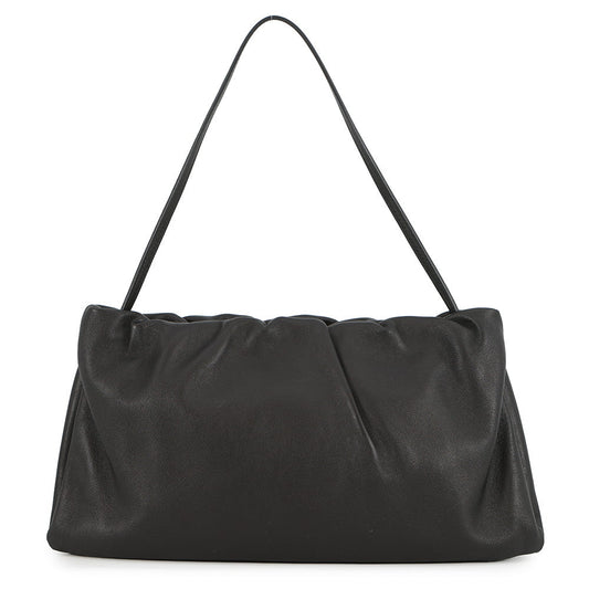 The Row XL Bourse Shoulder Bag BlackW1719 Leather