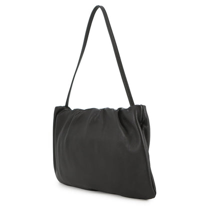 The Row XL Bourse Shoulder Bag BlackW1719 Leather