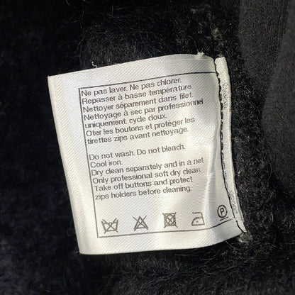 CHANEL Knit coat Size 36 BlackP50484 Alpaca47% Cashmere35% Nylon16% Wool 2%