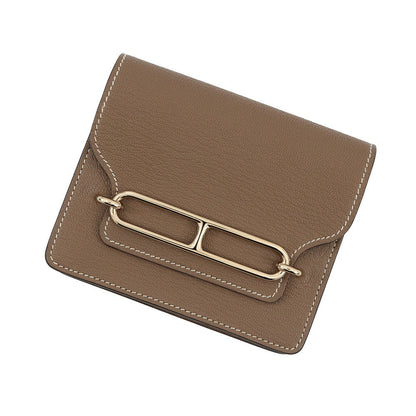 HERMES Roulis slim Etoupe Chevre Myzore Goatskin
