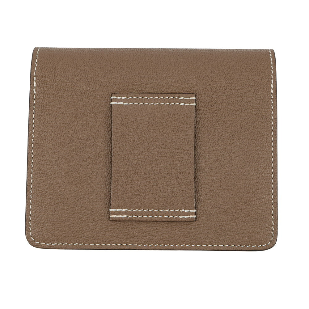 HERMES Roulis slim Etoupe Chevre Myzore Goatskin