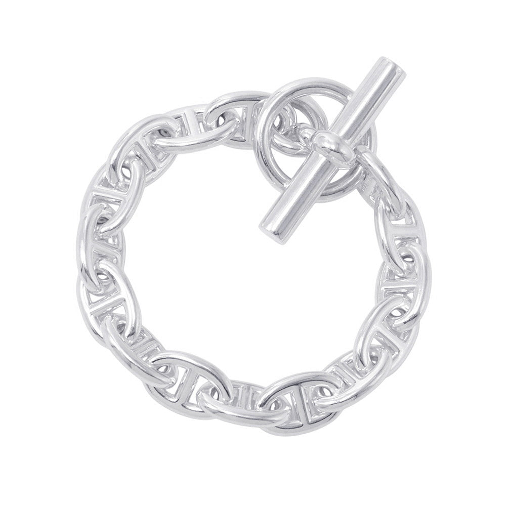 HERMES Chaine d'Ancre Bracelet 15 frames Size PM SV925