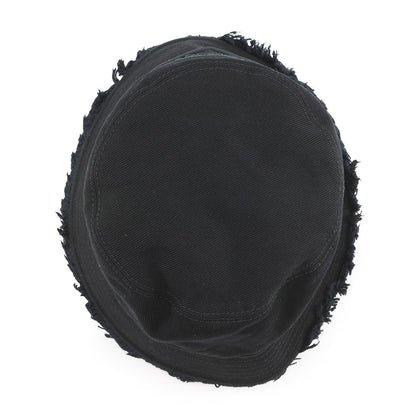 PRADA Triangle fringe bucket hat (2022) Size M Black1HC137 Cotton100%