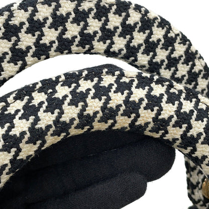 Dior LADY D-LITE Houndstooth Black/WhiteM0565OZAE Canvas Size Medium