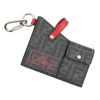 FENDI Pocket Bag Charm Gray7AR759 PVC Leather