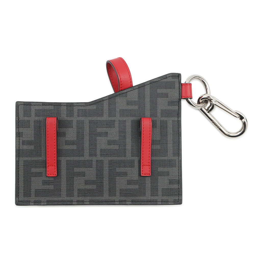 FENDI Pocket Bag Charm Gray7AR759 PVC Leather