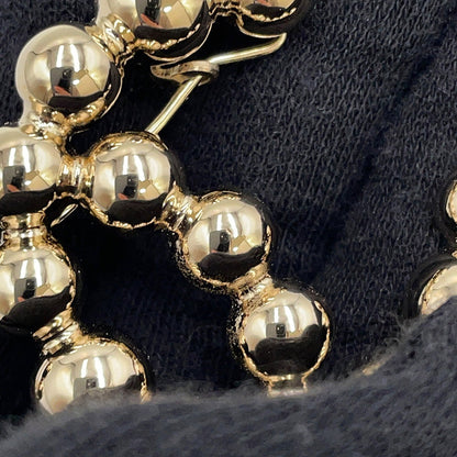 CHANEL CC Logo Hair Clip Champagne GoldAB6278 Metal