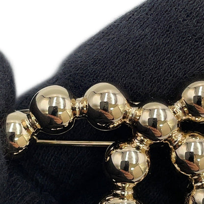 CHANEL CC Logo Hair Clip Champagne GoldAB6278 Metal