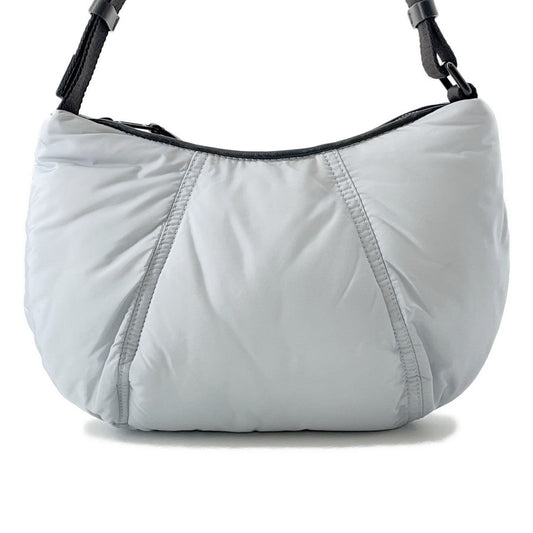 MONCLER Hobo Blanket Small Light Blue/Black Nylon