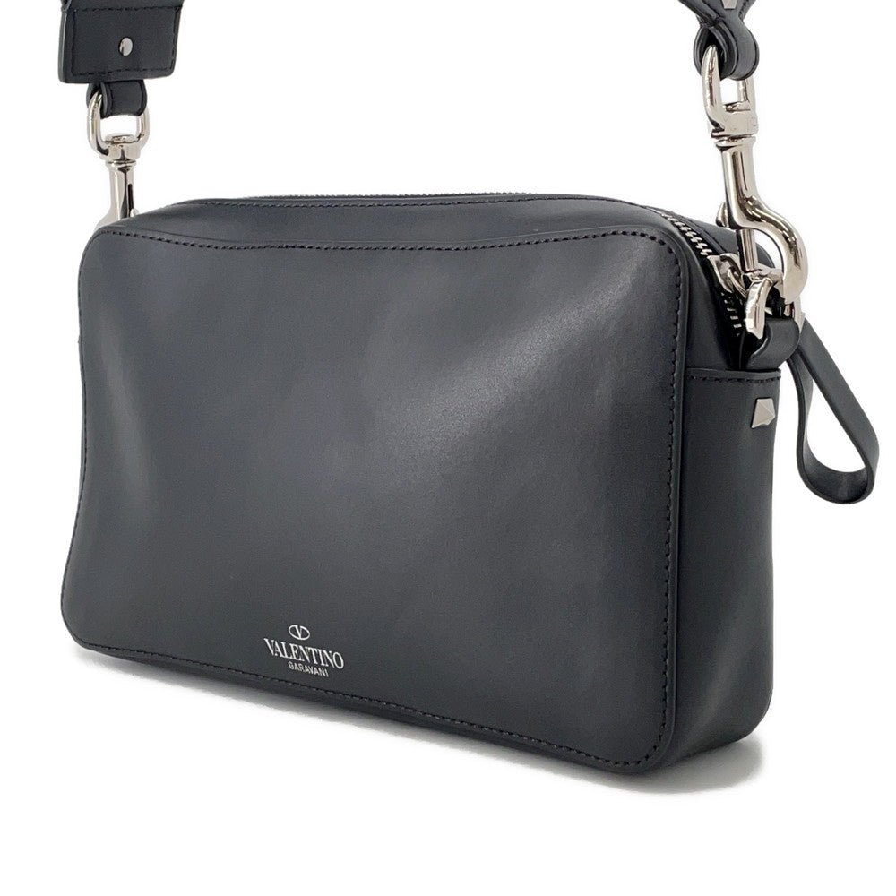 Valentino Garavani VLTNLogo Shoulder Bag Black4Y2B0704WJW Leather