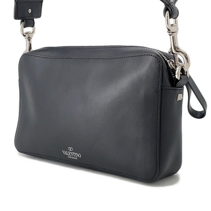 Valentino Garavani VLTNLogo Shoulder Bag Black4Y2B0704WJW Leather